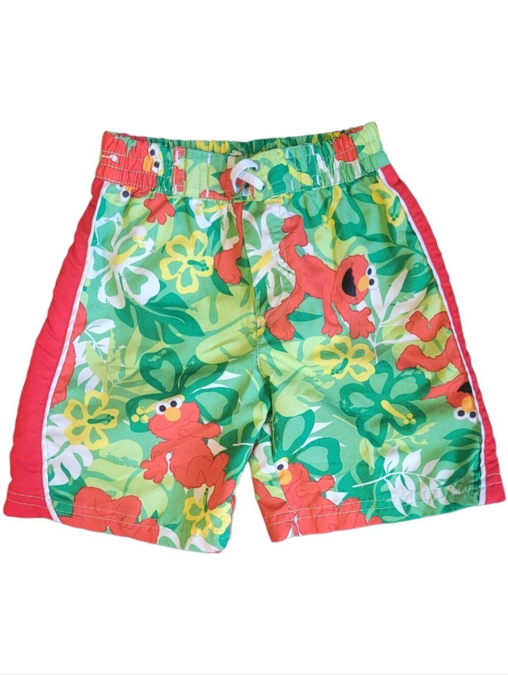 Sesame Street 2T Toddler Boy Tropical Elmo Swim Trunks